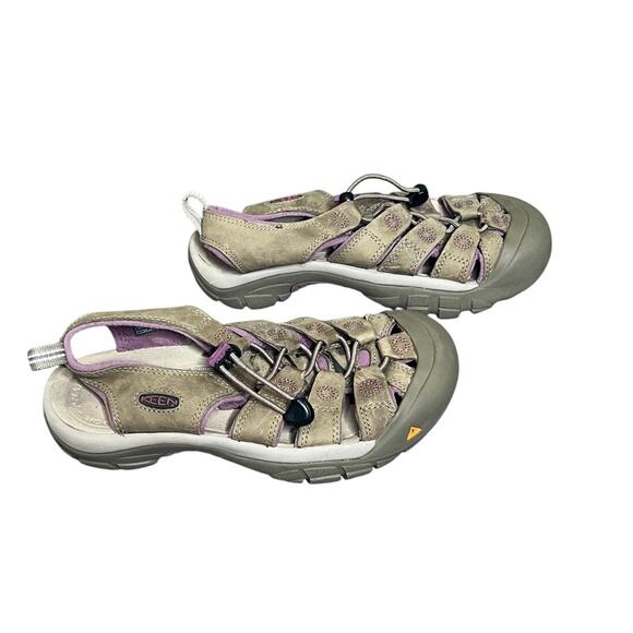 Keen womens size 8 sandals Whisper Waterproof beige/pink hiking, camping - Picture 2 of 9